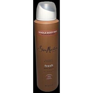 SheaMoisture Whole Body Deodorant Spray Fresh 72h Odor Control Aluminum Free 4oz